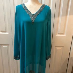 Gorgeous semi sheer beach coverup